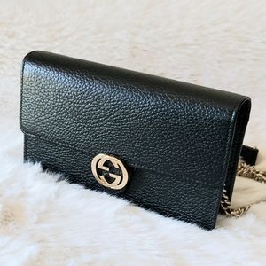 Gucci | Bags | Gucci Clutch Crossbody With Chain Wallet Bag | Poshmark